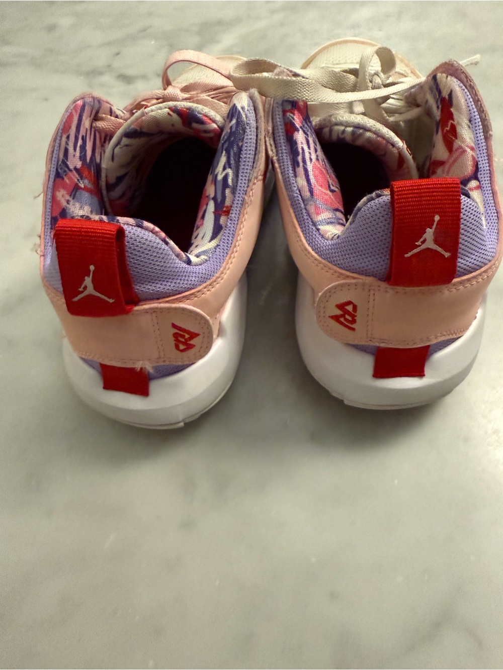 Jordan GIRLS BASKETBALL 🏀Multicolor Pink Lavender LIKE NEW Low-Top